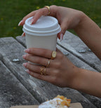 6K Gold Waves Ring