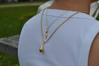6K Gold Dome Pendant
