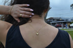 6K Gold Locked in Love Pendant