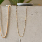 Fine Paperclip Necklace