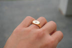 Star Set Signet Ring