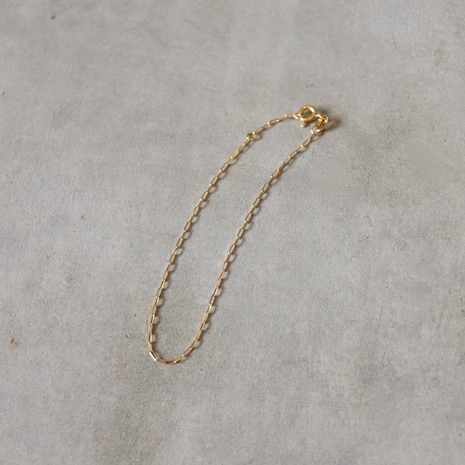 Fine Paperclip Bracelet
