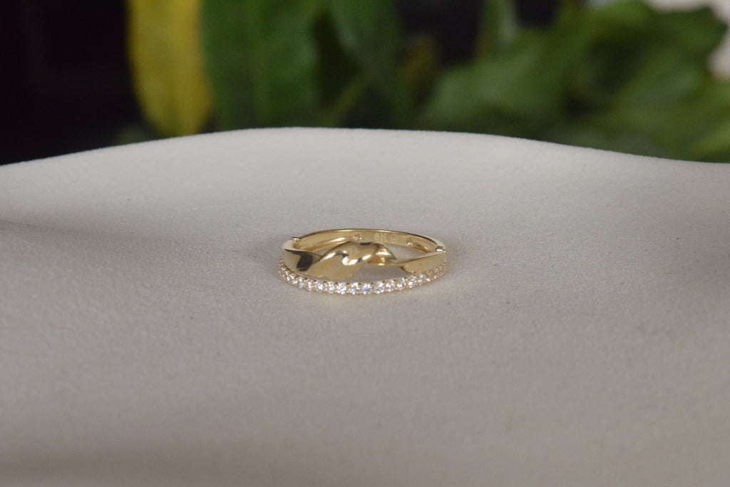 6k Gold Emily Ring